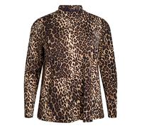 Flash by Zizzi Maglietta 'FLDaje' marrone / nero Donna Flash by Zizzi 5XL-6XL