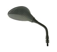 Retrovisore Destro Universale V Parts m8 X 125 Carbon Look m2 per Moto Ricambio