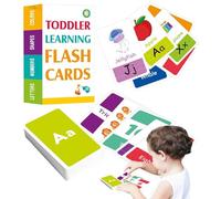 Flash Cards for Children's Awakening - Early Learning Educational Game, Set di carte educative | Carte illustrate per bambini - Scoperta di lettere, numeri, forme e colori, ideale per