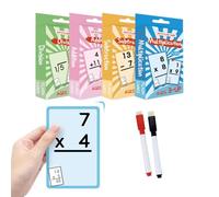 Flash Cards for Math Practice, Interactive Math Flash Cards, Travel Math Flash Cards for Kids, Classroom Math Learning Tools, Kids Flash Cards Math Skills, Learning Flash Cards for Kids