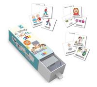 Flash Cards Il kit dei pittogrammi in Spagnolo: 402 immagini per iniziare a leggere e scrivere | Imparare il vocabolario in Spagnolo per bambini