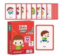 Flash Cards, Kids Instruction Card, Educational Toy Early Learning Machine, Fun Interactive Reader, Vocabulary Builder for Birthday, Kindergarten, Classroom, Home, Homeschool, Travel