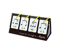 Flash Cards Per Pianoforte 72 Pezzi Giocattoli Educativi Divertenti | Carte Flash Musica Pianoforte per Note Strumenti Teoria e Ritmo Pratica a Casa in dulti e Bambini