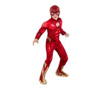 Flash Costume Ragazzi Bambini Supereroe Dc Fumetto Decorato Deress Completo