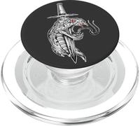 Flash del tatuaggio del pugnale del serpente del cobra della testa di serpente PopSockets PopGrip per MagSafe