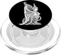 Flash del tatuaggio della Sfinge Blackwork PopSockets PopGrip per MagSafe