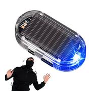 Flash di allarme per Auto a energia solare - Lalto di avvertimento LED Antift Automotive | Allarme falso per Auto Luce Lampeggiante | LEULLA DI SICUREZZA DI LED