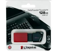 FLASH DRIVE KINGSTON USB 3.0 128GB "EXODIAM"- USB3.2 - DTXM/128GB - NERO+ROSSO