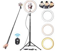 Flash Fotografico A Led, Anello Luminoso A 3 Colori Regolabile, Ricarica Usb, Adatto A Tutti I Telefoni Cellulari, Utilizzato Per Streaming Di Contenuti Multimediali, Trucco E Selfie