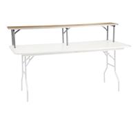 Flash Furniture 182,9 x 30,5 x 30,5 cm in legno di betulla bar top riser con gambe