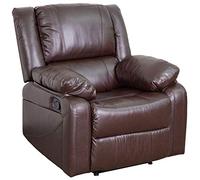Flash Furniture Poltrona reclinabile in Pelle Marrone, Serie Harmony, 36 L x 37 64 W x 38 H