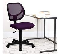 Flash Furniture wa-3074-pur-gg Mid-Back Purple Mesh Task Computer e Sedia