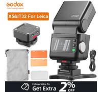 Flash Godox IFlash IT32 con pellicola protettiva in vetro X5 TTL, trigger flash magnetico wireless, testa rotante HSS Speedlite per C/N/S/F/O/L