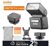 Flash Godox IFlash IT32 TTL per fotocamera con attacco magnetico X5L, trigger flash TTL, testa rotante, kit di illuminazione per fotocamere Leica