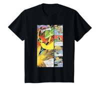 Flash Gordon Battaglia Eroica Retro Comic Frames Bambini Maglietta