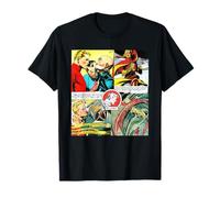 Flash Gordon Cattura Ming Retro Comic Frames Maglietta