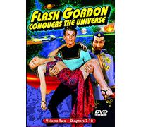 Flash Gordon Conquers The Universe, Volume 2 (Chapters 7-12) (DVD) Buster Crabbe