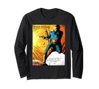 Flash Gordon Ray Pistola Blast retrò Fumetto Maglia a Manica