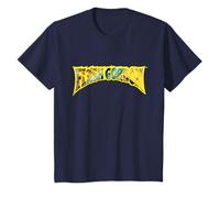 Flash Gordon Retro Giallo Fumetto Testo Logo Bambini Maglietta