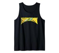 Flash Gordon Retro Giallo Fumetto Testo Logo Canotta