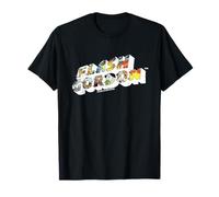 Flash Gordon Retro Testo Logo Comic Maglietta