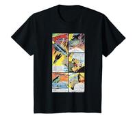Flash Gordon Rocket Bomber Battle Retro Comic per Bambini Maglietta