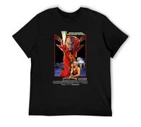 Flash Gordon v5 T-Shirt Movie Mike Hods Sam J. Jones all Black XL