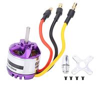 Flash Hobby D2830 Brushless Motor D2830 Replacement Upgrade Parts Metal Brushless Replacing Remote Control Suitable for Remote Control Fixed Wing Aircraft, 1000kv (750KV)