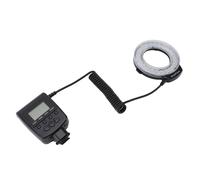 Flash Macro a LED, Luce Anulare con Display LCD, Controllo Alimentazione, Anelli Adattatori, Diffusori Flash per Fotocamere DSLR