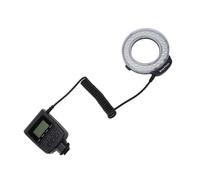 Flash Macro Anulare a 48 LED, Flash Macro con Display LCD, Diffusore Flash e Anelli Adattatori per Controllo Alimentazione, Flash Macro Anulare a LED per Fotocamere DSLR