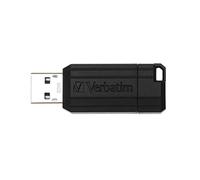 VERBATIM PS 64 - Chiave USB, USB 2.0, 64 GB, PinStripe nera