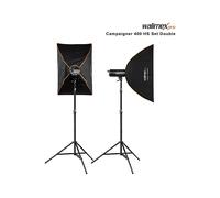 FLASH WALIMEX Campaigner 400 HS Set Double, da studio