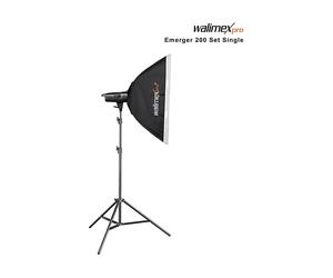 FLASH WALIMEX Emerger 200 Set Single, da studio, 50, 0,3 - 1,2 s, serie pro VE