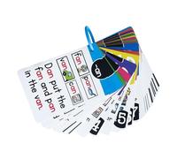 Flashcard didattiche per l'apprendimento della fonica, con parole e immagini, strumento di costruzione del vocabolario per l'insegnamento della scuola materna e uso domestico Home Schooling Risorse