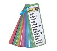 Flashcard Parole ad Alta Frequenza - Gioco educativo con schede fronte/retro per l'apprendimento del vocabolario - Set da 41 Pezzi Carte Parole Alfabetiche Fonetiche | per Bambini Aula Scuola Materna