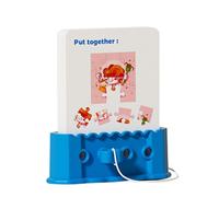 Flashcard per Bambini,Interattive con Cordino Chiave,Giochi per Sviluppare la e la Creatività - Idee Regalo per l'Asilo e lo Stocking di Natale