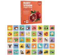 Flashcard per bambini - Scheda di stimolazione visiva | Giocattoli sensoriali per bambini - Carte di stimolazione visiva in bianco e nero per, Carte giocattolo progressive per la cognizione de