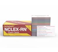 Flashcard per la preparazione all'esame NCLEX RN 2021 e 2022: Guida allo studio delle schede flash per la revisione dell'esame NCLEX RN con domande sui test pratici [Schede a colori]