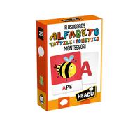 Flashcards Alfabeto Tattile e Fonetico Montessori. Leggi tocca e ascolta 2/5 anni - Headu