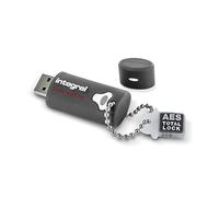 Integral 4GB Crypto Drive FIPS 197 Encrypted USB 3.0 unità flash USB USB tipo A 3.2 Gen 1 (3.1 Gen 1) Grigio