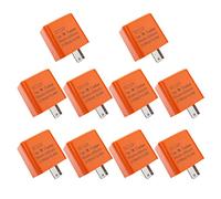 Flasher Relè 2 Pin,Asudaro 10pcs/1pz 12V LED Indicatori Di Direzione Resistenza Flash Lampeggiatore Velocità Regolabile Per Auto/Lampeggiante/Indicatore LED Direzione/Moto/Scooter