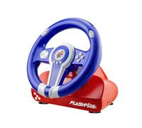 Flashfire Monza Racing Wheel e pedaliera a pedale per Nintendo Switch e PC con funzione di feedback vibrazione.