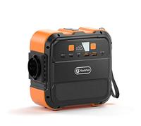 Flashfish - Generatore solare portatile da 120 W, 98 Wh/26400 mAh, batteria di backup, Pure Sinus Wave Power Station con AC/DC/Type-c/USB/torcia, 220 V Power Bank per la ricarica di tablet portatili