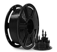 FLASHFORGE ABS PRO Filamento per stampante 3D, filamenti tenaci e resistenti al calore, bobina da 1 kg (2,2 libbre), precisione dimensionale +/- 0,02 mm, filamento ABS forte e durevole (Nero)
