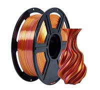 FLASHFORGE Filamento di seta a doppio colore, oro rosa 2 in 1 da 1,75 mm, filamento per stampante 3D 1 kg (2,2 libbre), cambio di colore del PLA di seta