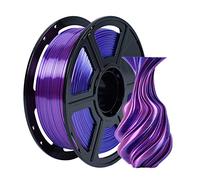 FLASHFORGE Filamento di seta a doppio colore, Rosa blu 2 in 1 filamento di coestrusione 1,75 mm, filamento per stampante 3D 1 kg (2,2 libbre), cambio di colore del PLA di seta