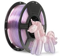 Flashforge Filamento per stampante 3D in PLA Crystal Rainbow da 1,75 mm, materiale di stampa 3D, precisione dimensionale della bobina +/- 0,02 mm, adatto alla maggior parte delle stampanti FDM/FFF