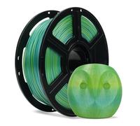 FLASHFORGE Filamento PLA ad alta velocità 1,75 mm, 500 mm/s di stampa ad alta velocità, filamento per stampante 3D rapida resistente e ad alto flusso, 1 kg (multicolore sfumato, giallo e verde)