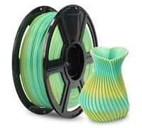 FLASHFORGE Filamento PLA ad alta velocità 1,75 mm, 500 mm/s di stampa ad alta velocità, filamento rapido per la stampa veloce (sfumatura blu Tiffany e giallo chiaro)