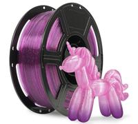 Flashforge Filamento PLA Crystal per stampante 3D, 1,75 mm, 1 kg, Deep Sea | Trasparente, alta trasparenza, lucida, estrusione liscia, 1,75 mm, 1 kg, compatibile con stampanti 3D FDM